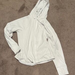 Athleta Women's White Hooded Jacket BRAND NEW